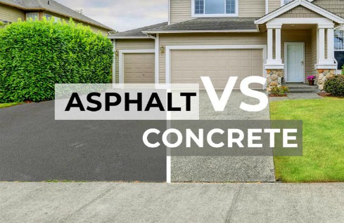 asphalt versus concrete